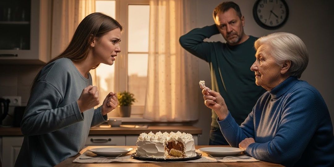 «Зачем ты испортила мой торт?! Я три часа его готовила!» — она улыбнулась и сказала, что просто хотела попробовать крем.