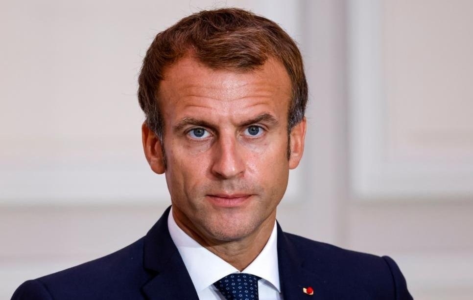    Президент Франции Эмманюэль Макрон  Ludovic Marin, Pool Photo via AP