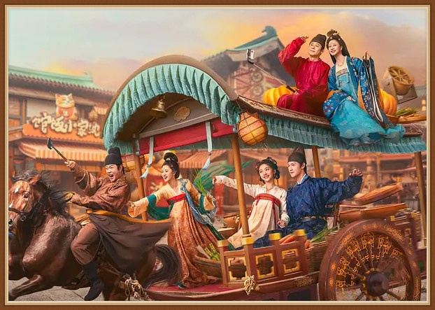 Ещё один интересный постер с главными парами сериала