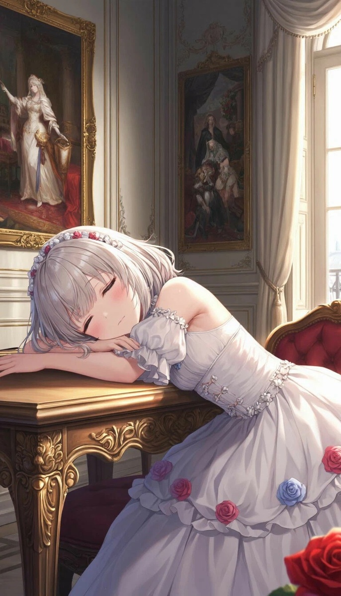 Фото автора сделано с  уважением. Мари спит 