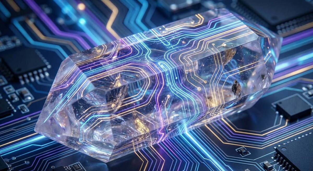 кварц -- хранитель информации