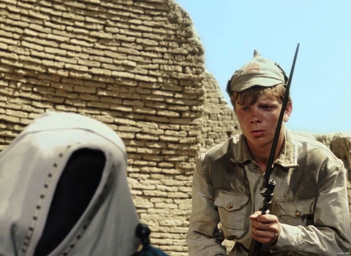 Изображение: Цитата из х/ф «Белое солнце пустыни». Реж. Владимир Мотыль. 1970. СССР, «Гюльчатай, открой личико!»