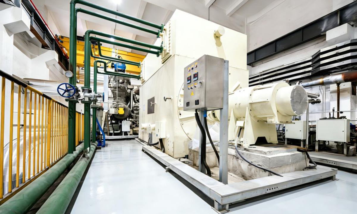 Турбина и генератор проекта в городе Люпаньшуй globaltimes.cn