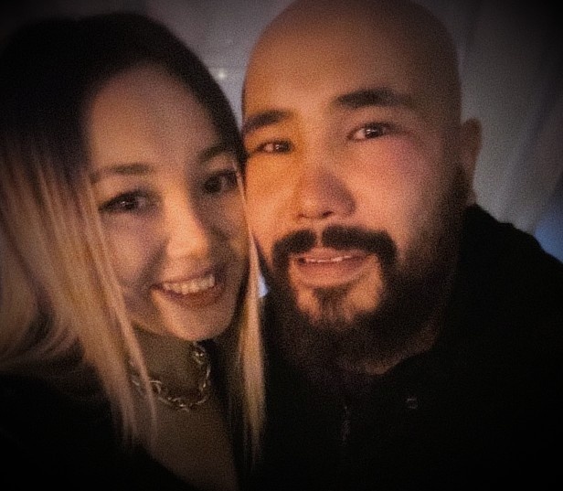 Фотография Ажары с мужем