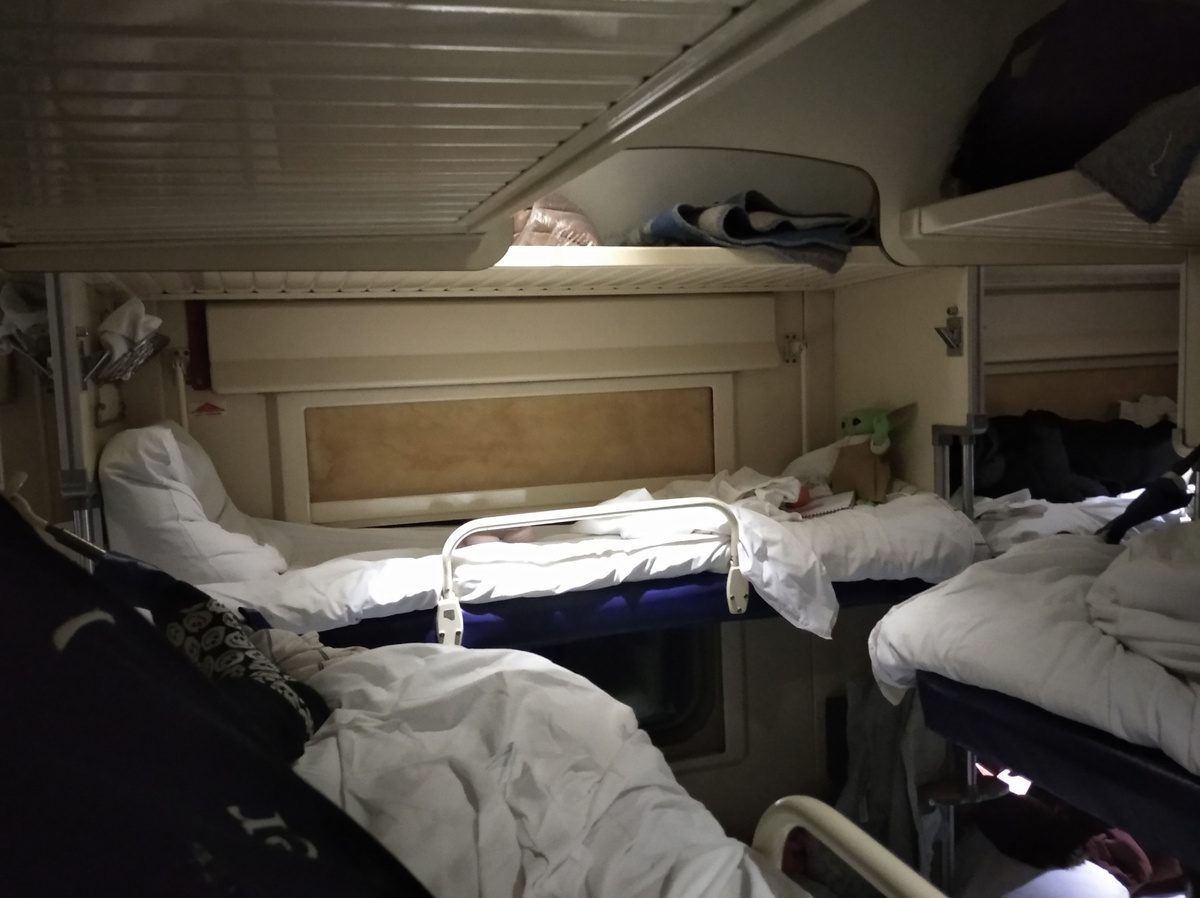 Вечерний плацкарт в фирменном поезде №059А "Волга" Санкт-Петербург - Нижний Новгород