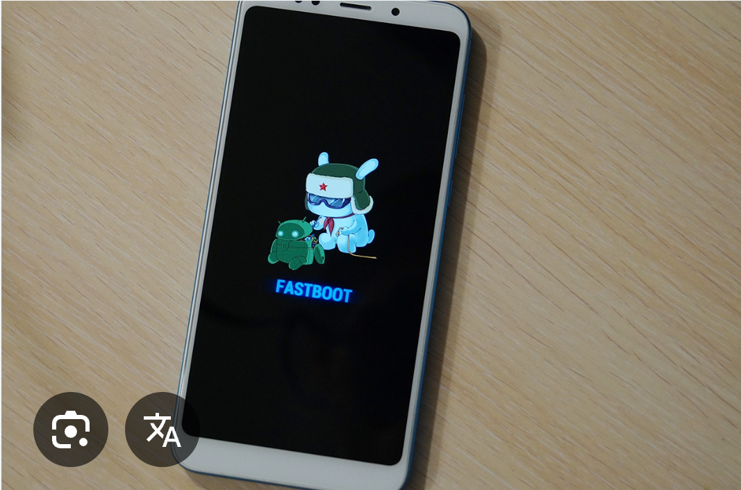 Фото режима Fastboot из общедоступных источников