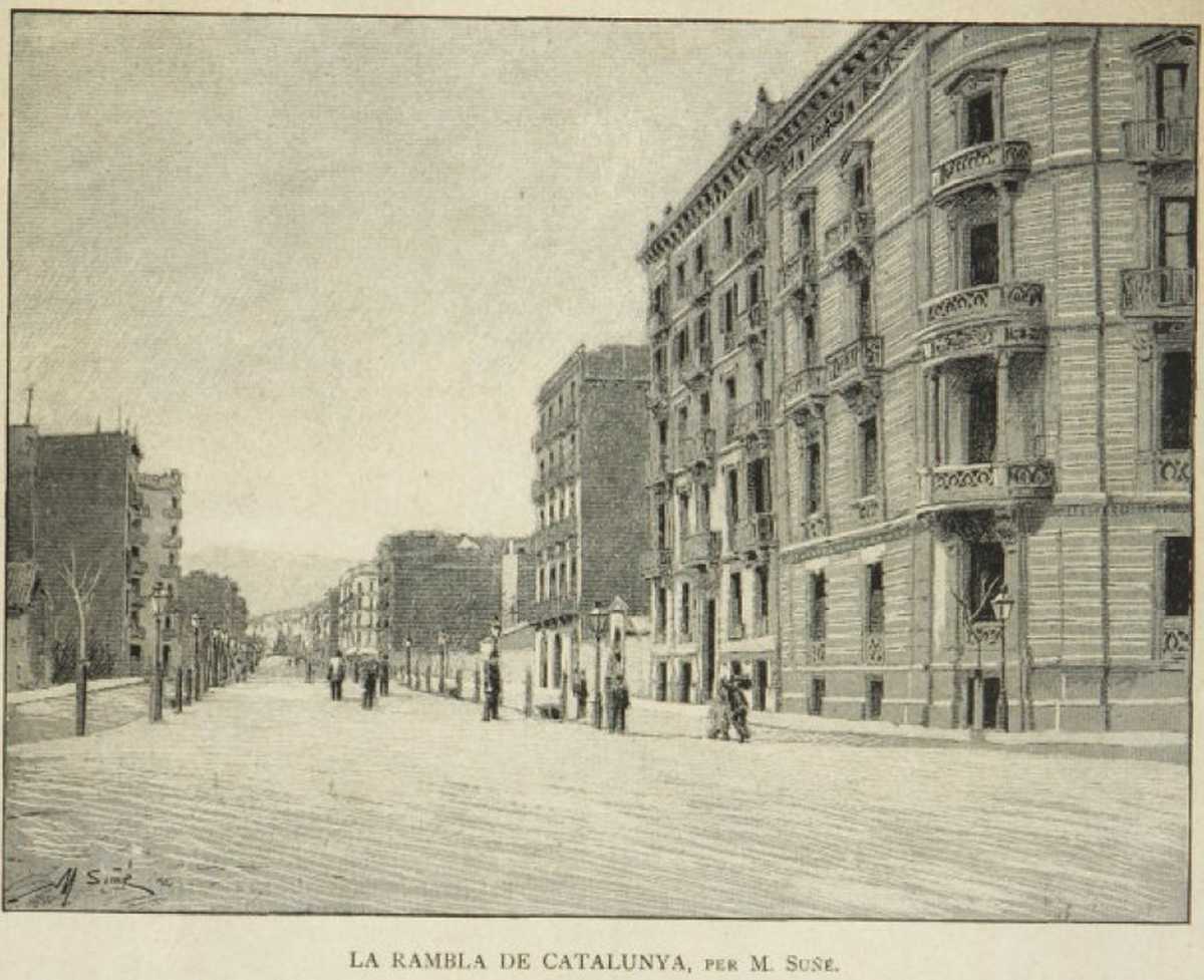 Барселона, кон. XIX века