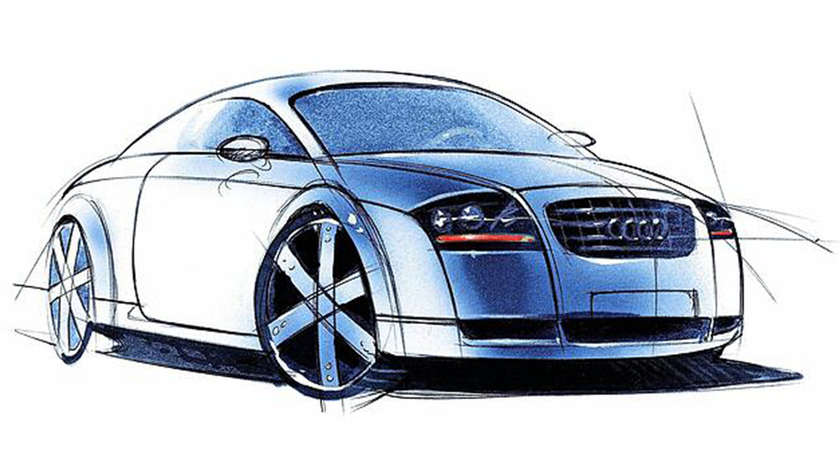 Автором дизайна ТТ выступил Томас Фримен из калифорнийского дизайн-центра Volkswagen