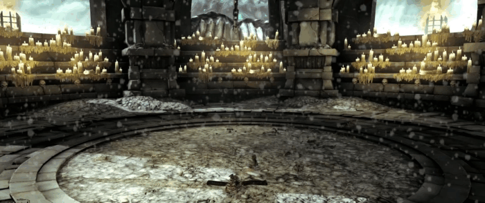 Gif картинка "Костяной гигант"