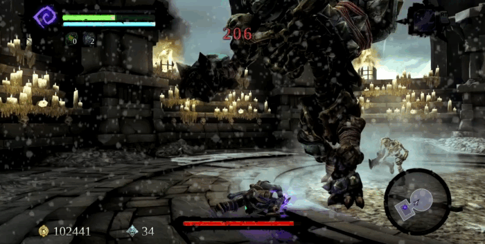 Gif картинка "Уклонение и атака"