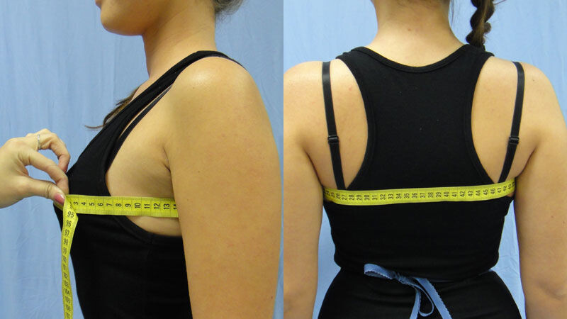 Мерка "Обхват груди"