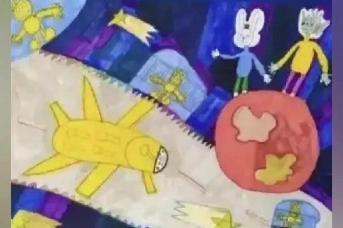    В серии «Ну, погоди!» покажут рисунок 8-летней жительницы Новороссийска