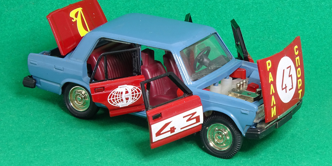 Восстановление саратовской модели «Жигули» ВАЗ-2107 в масштабе 1:43. Из "конструктора" в Ралли Спорт