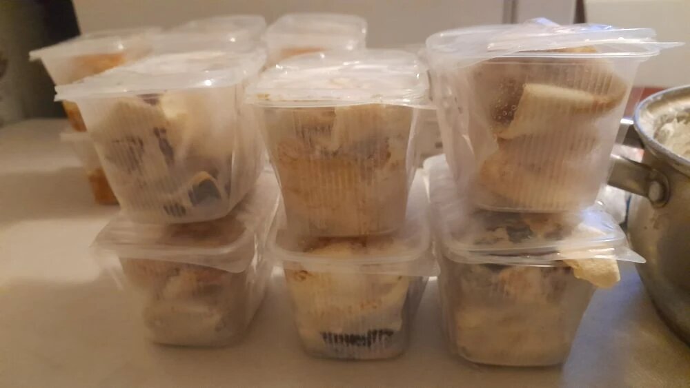 Блины с творогом и изюмом 