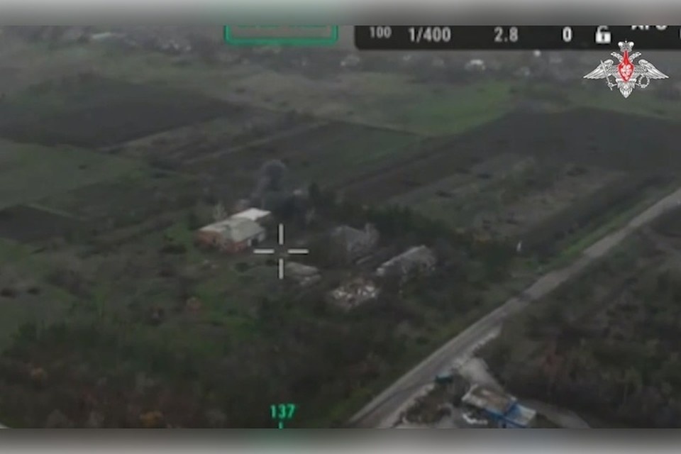    Дроны корректируют артогонь по целям в Гуляйполе. Фото: Минобороны РФ