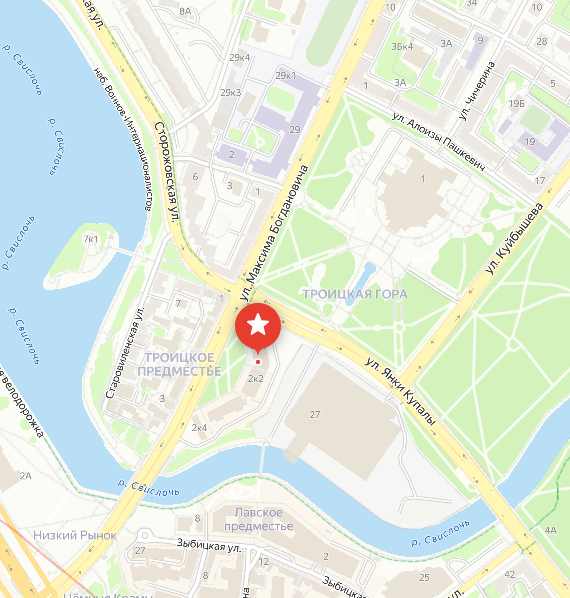 Бывший монастырь базилианок на карте