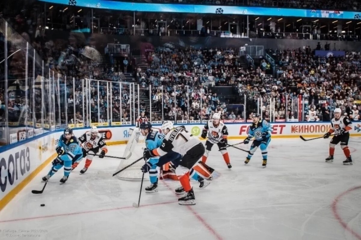    «Сибирь» обыграла «Амур» в домашнем матче КХЛ