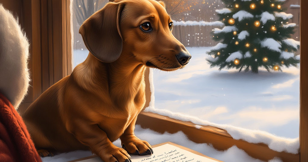 Письмо ✉️Деду Морозу от таксы Алисы