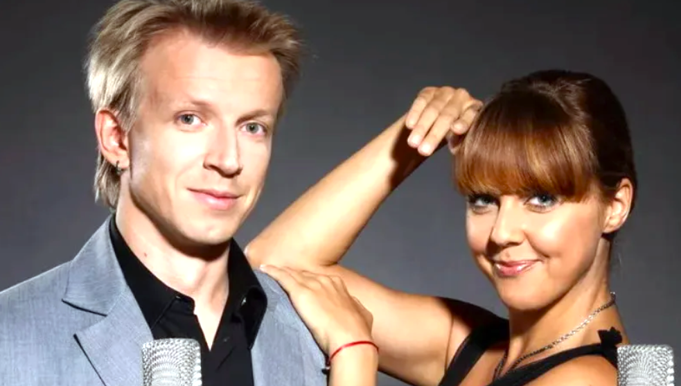 на фото Антон Комолов и Ольга Шелест