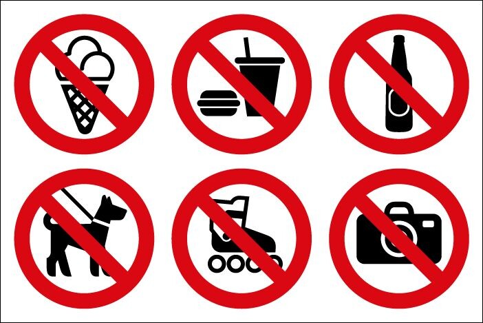 Пример наглядного изучения правил. Фото из открытых источников.