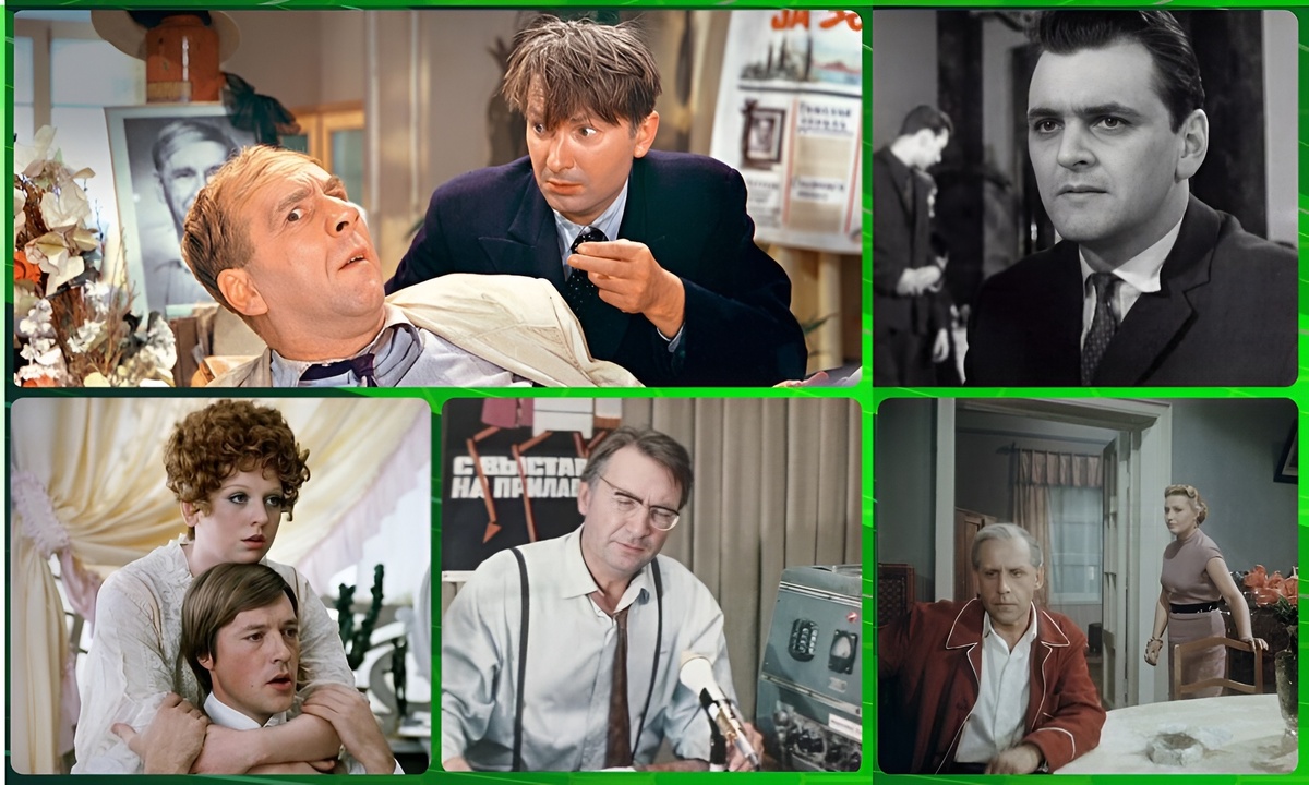 фотоколлаж - Угадайте советский фильм по звёздным фамилиям. Тест