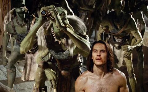 Марсианские жители воинственны и Джон Картер нашёл на Красной планете то, что не находил дома: востребованность своих воинских качеств в войне: помогая культурным марсианам ("синим") в войне против "тоталитарных" ("красных") и мужских, которые "оценила" принцесса Дея