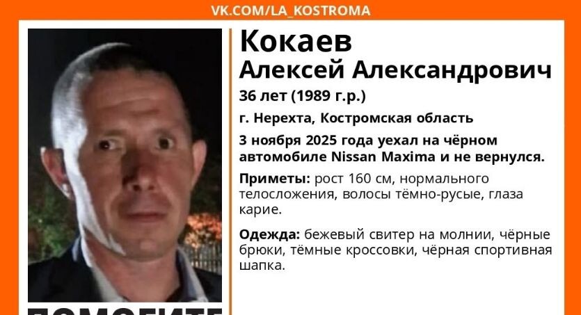 Пропавшего в ноябре костромича ищут с помощью беспилотников