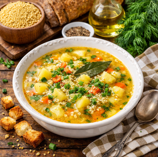 Суп с пшеном и картошкой без мяса рецепты от Дарики