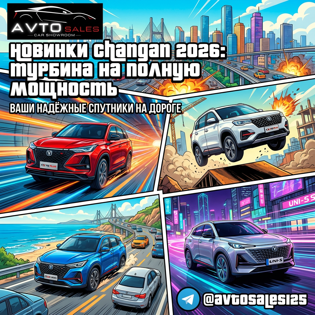    Changan новинки 2026: стильные кроссоверы для уверенных водителей Авто Сейлс