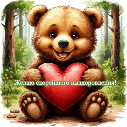 Желаю скорейшего выздоровления