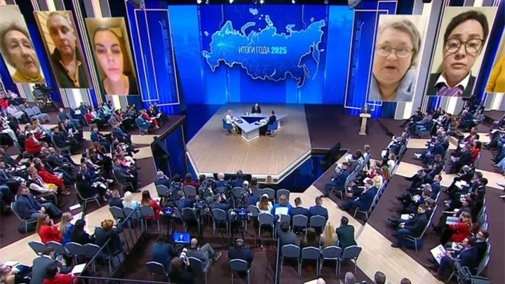    Прямая линия с президентом. Скриншот видеокадра Kremlin.ru