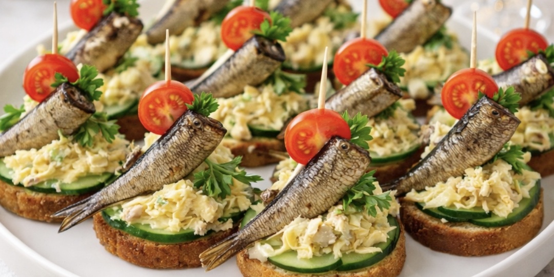 Попробовала в гостях новую закуску из шпротов: жалею, что я раньше так не готовила (на Новый год приготовлю сразу побольше)