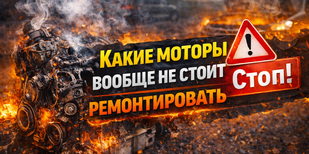 Какие моторы вообще не стоит ремонтировать