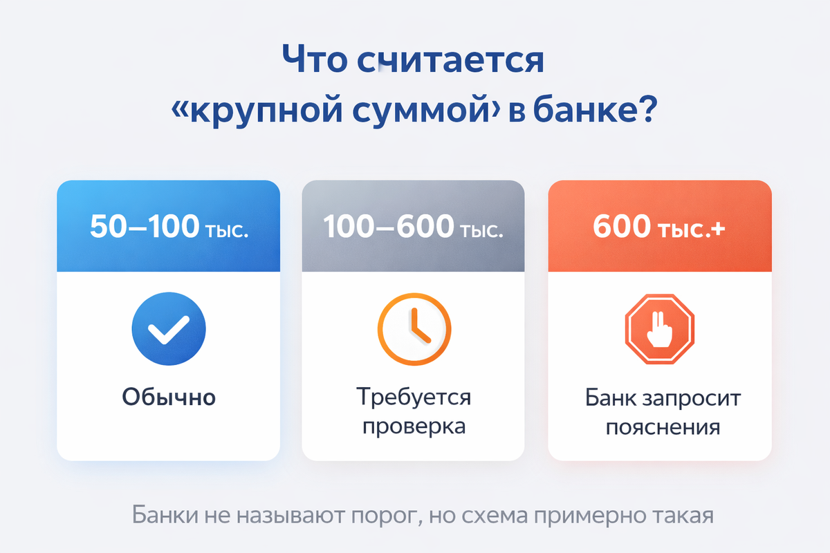 Банки спрашивают родство при переводе крупная сумма порог проверка 115 ФЗ 2025