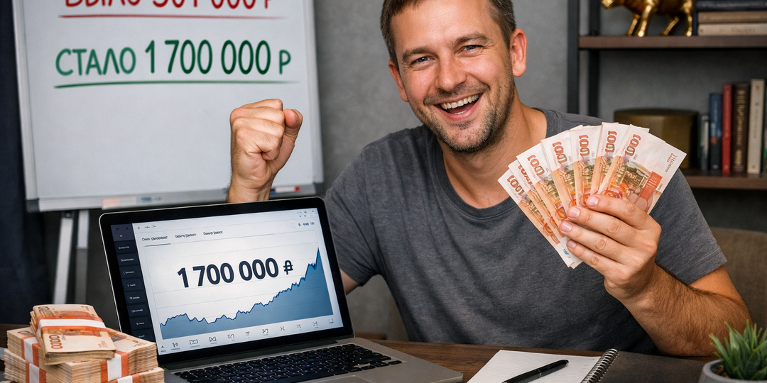 Каким-то образом утроил капитал за 3 года