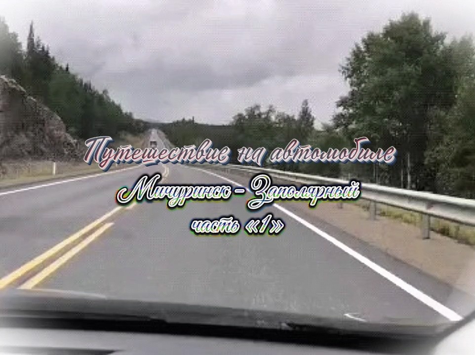 Дорога из Мичуринска Тамбовской области, в Заполярный Мурманской области.