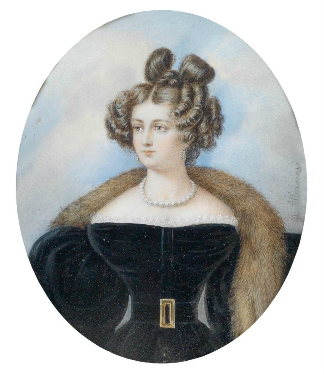 Портрет графини Елены Михайловны Завадовской.  Автора мне определить не удалось.