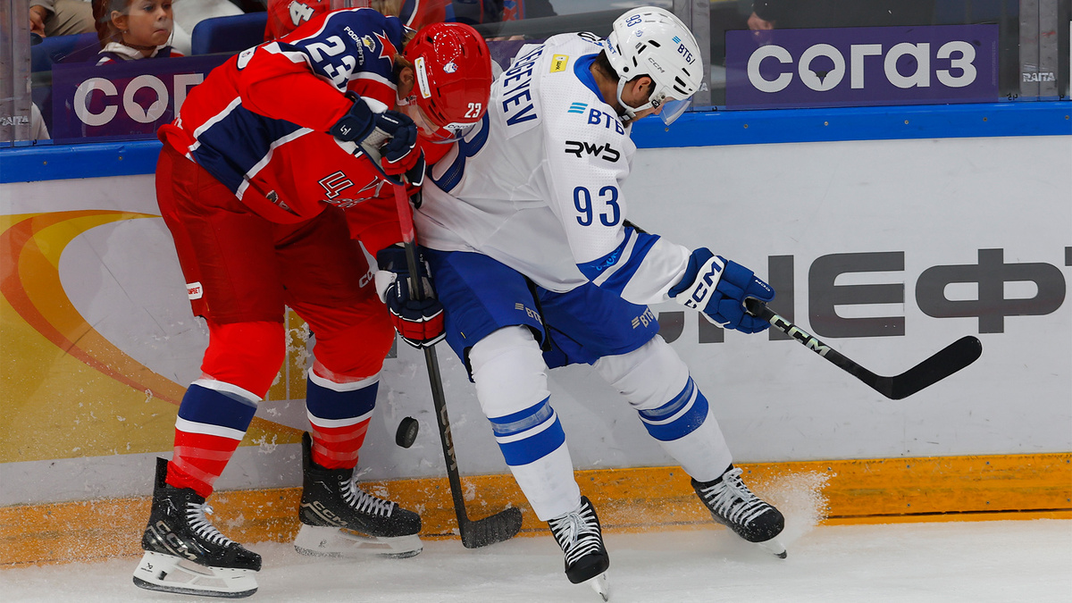    «Динамо» одолело ЦСКА, несмотря на антирекорд КХЛ. Фото: соцсети ХК "Динамо"