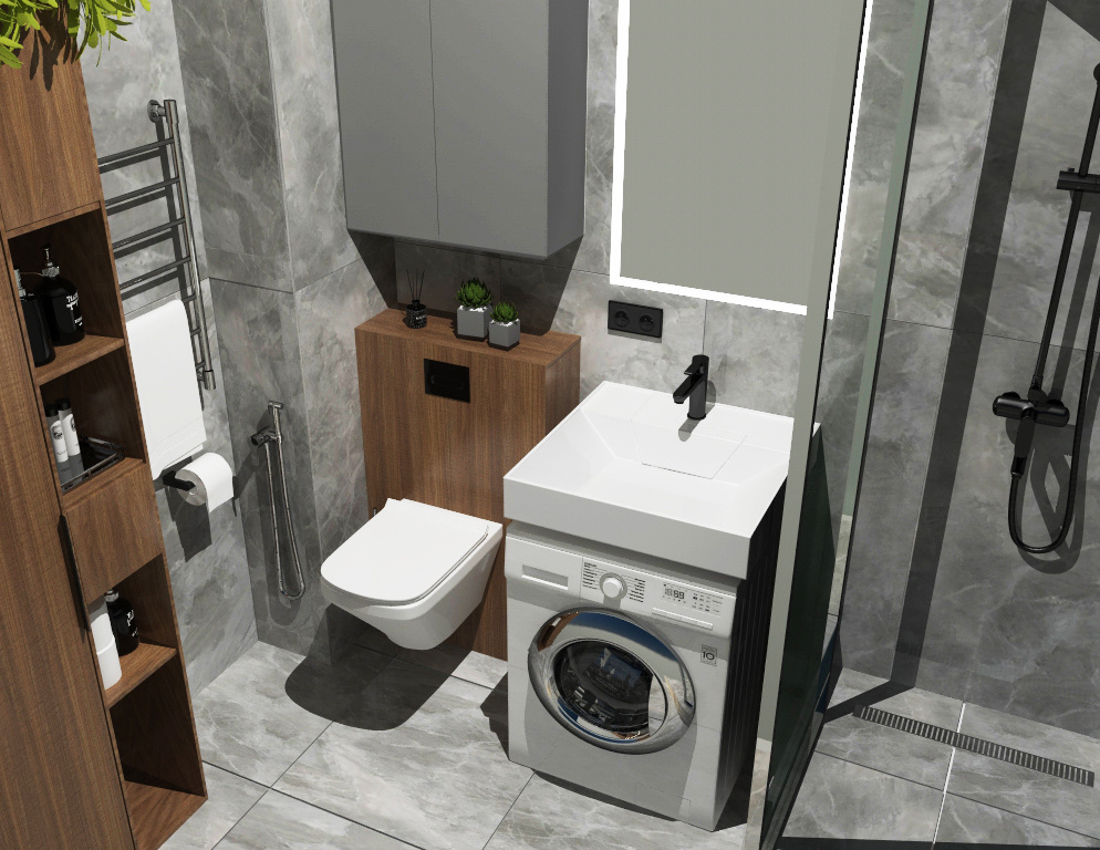 Совмещенный санузел Красноярск