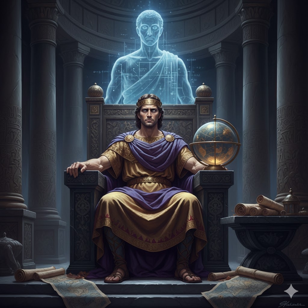 "Предел расчетливого разума (Холод Вавилона)", иллюстрация создана сетью Джемини