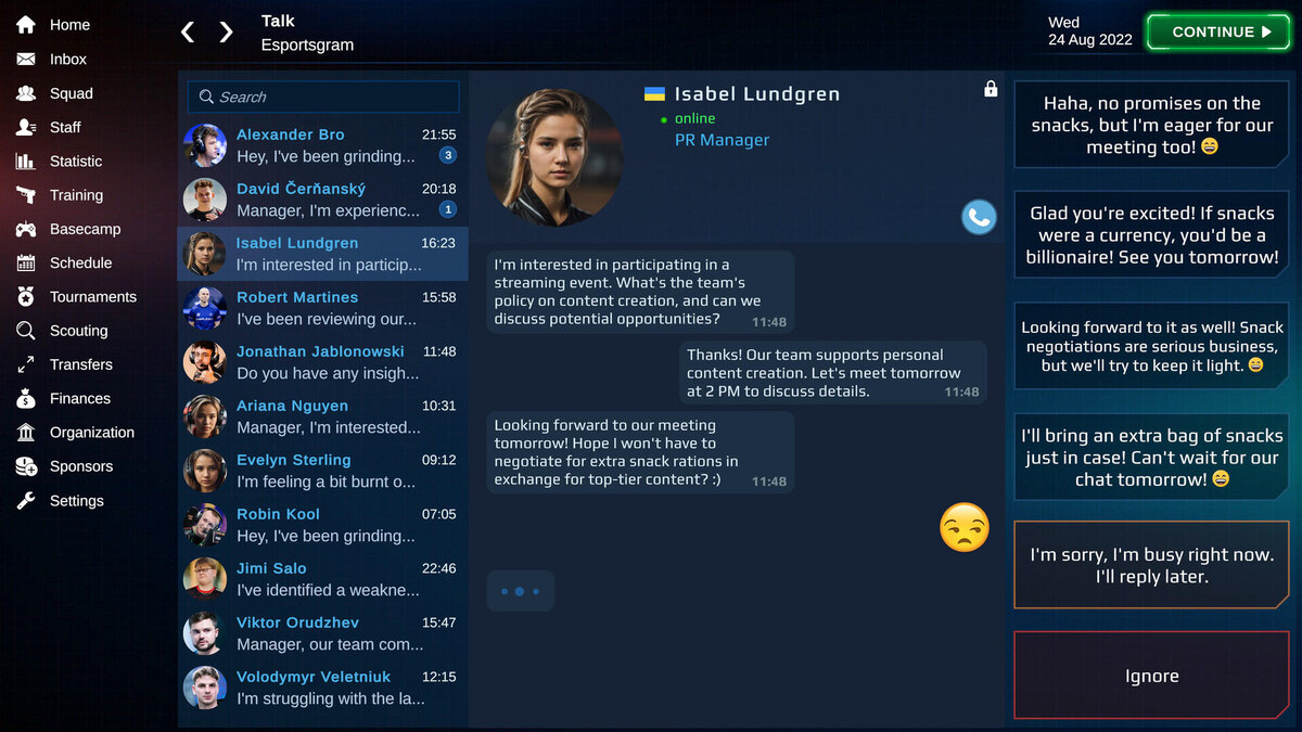    Галерея игры Esports Manager 2026