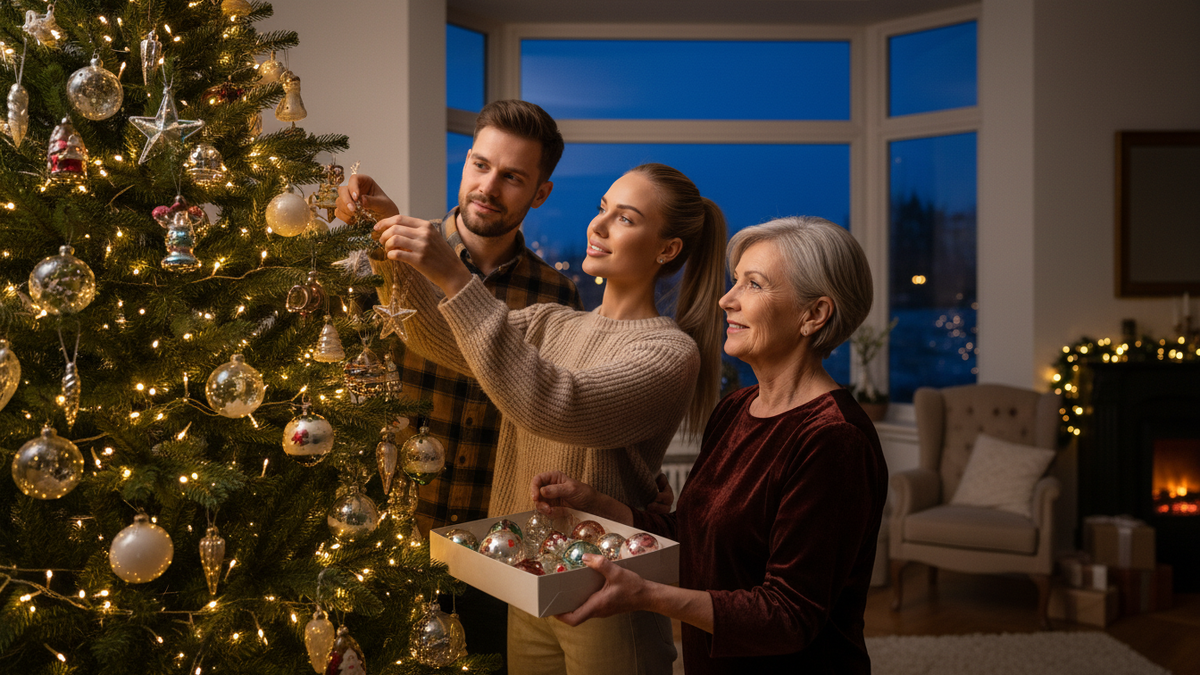 Свекровь принесла коробку ёлочных игрушек — и я впервые услышала её настоящую просьбу