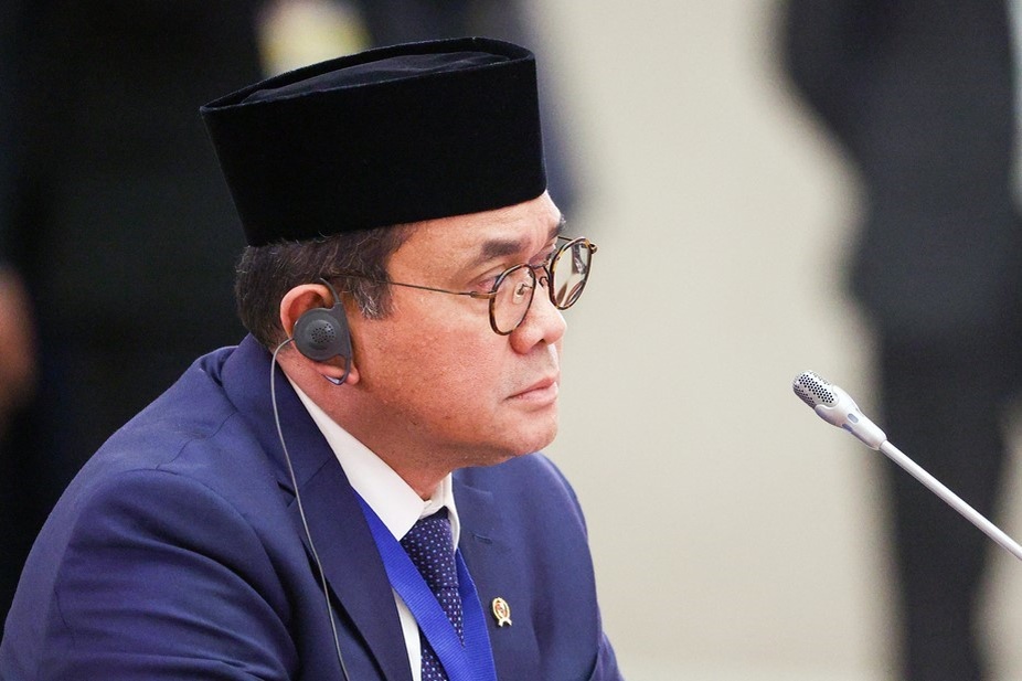    Министр торговли Индонезии Буди Сантосо во время заседания Высшего Евразийского экономического совета в расширенном составе в президентской библиотеке имени Б.Н. Ельцина. Автор фото: Сергей Булкин/ТАСС