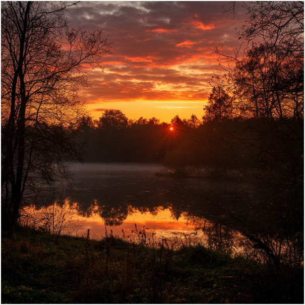 Сгенерировано ИИ- умирает день, затихает жизнь, 