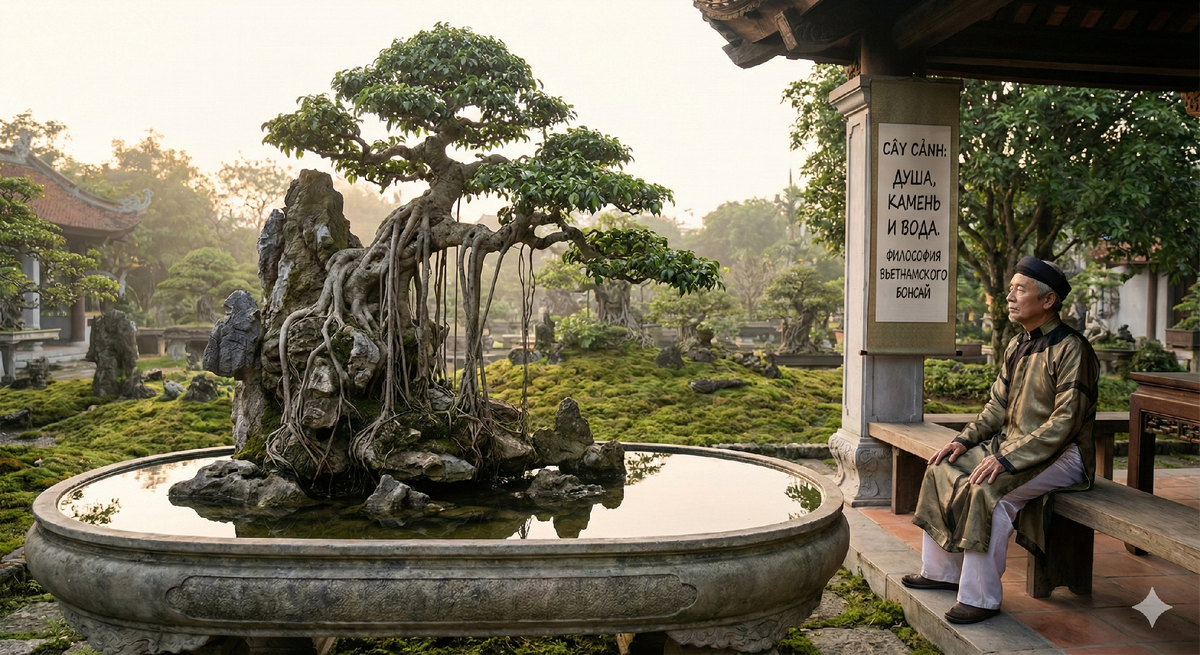Cây Cảnh: Душа, Камень и Вода. Философия вьетнамского бонсай