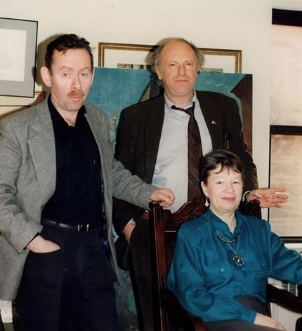    Яков Гордин, Иосиф Бродский и Наталия Рахманова в 1990 году. Автор фото: Издательство фэнтези и фантастики "Северо-Запад"