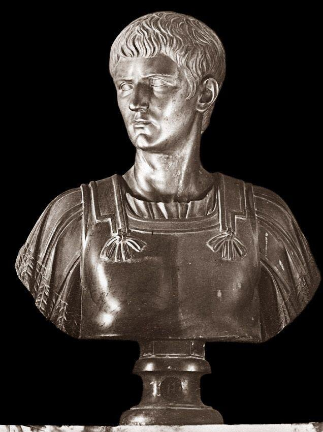 Бюст Калигулы, Рим, I в.н.э.