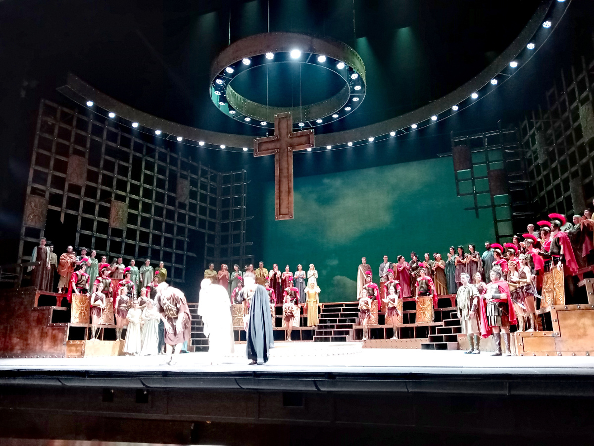 "Сервилия" на новой сцене Большого театра (все фото автора) 