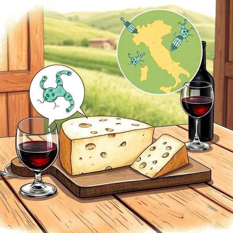 Лизоцим защищает не только нас, но и сыр для нас. И чем старше сыр - тем сложнее композиция. Изображение by Mj