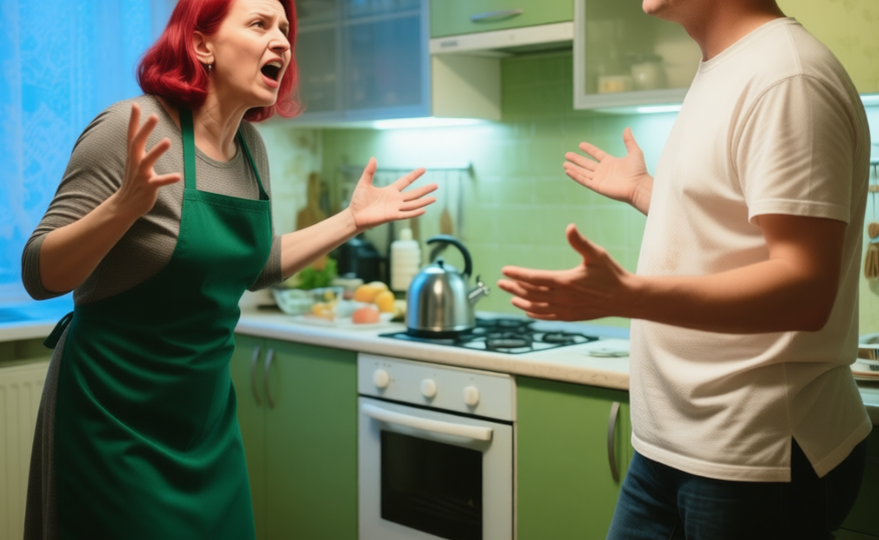 — Ты только не нервничай, но с завтрашнего дня мы будем жить у мамы